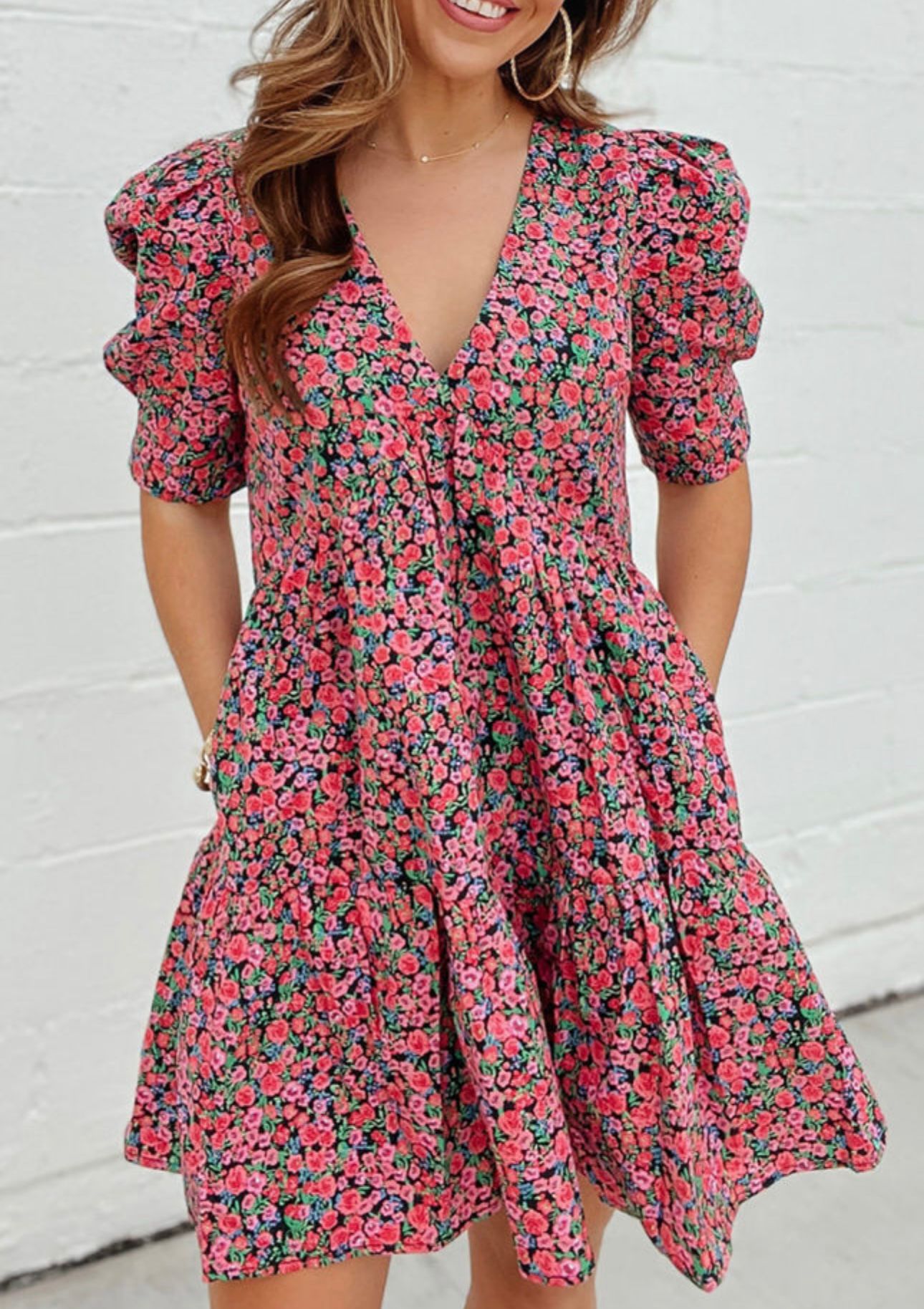 Vintage Floral Dress