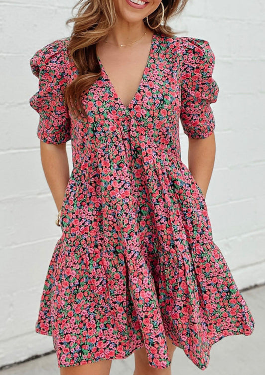 Vintage Floral Dress